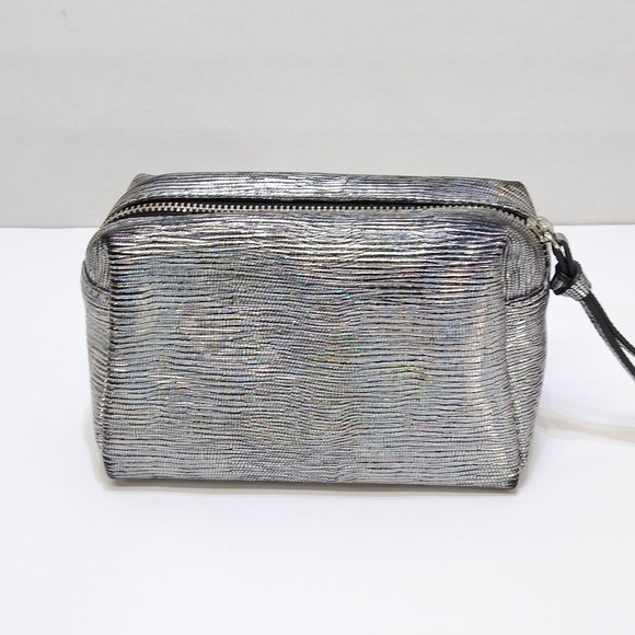 Cosmetic Bag Glitter Glimmer Date Night Clutch Bag On The Go Gently Used EUC - Picture 1 of 10